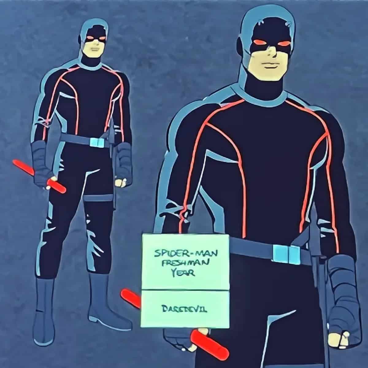 daredevil en spider-man: freshman year