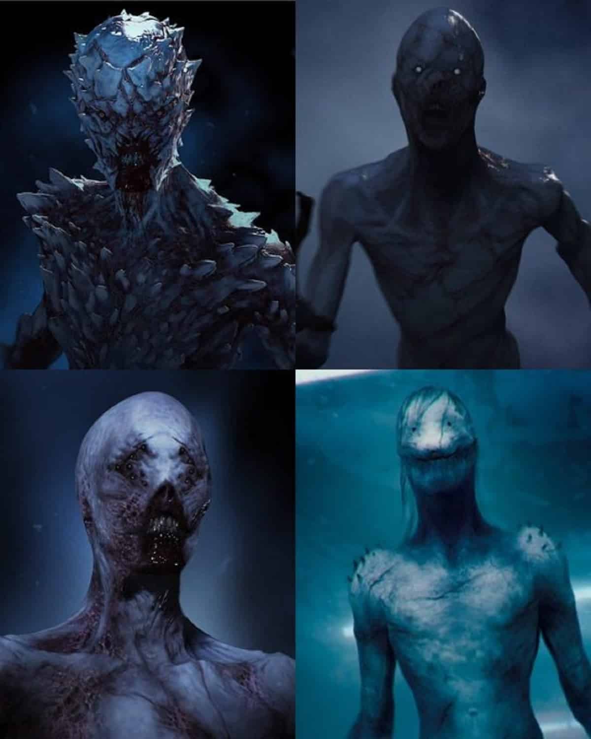 los diseños alternativos de vecna en stranger things