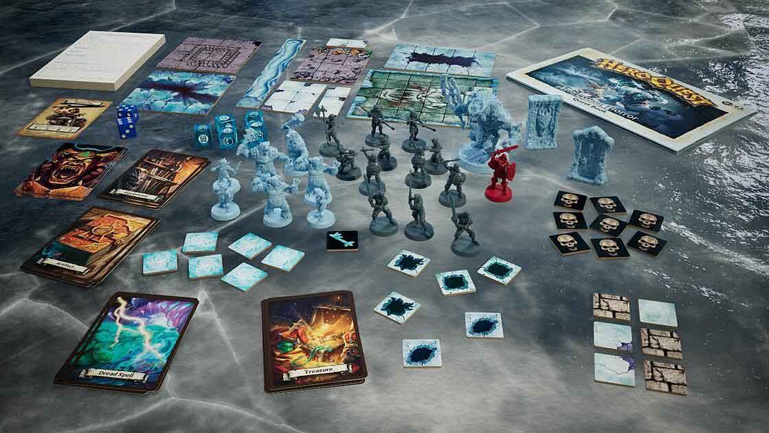 hasbro lanza una nueva expansión de heroquest, el horror congelado