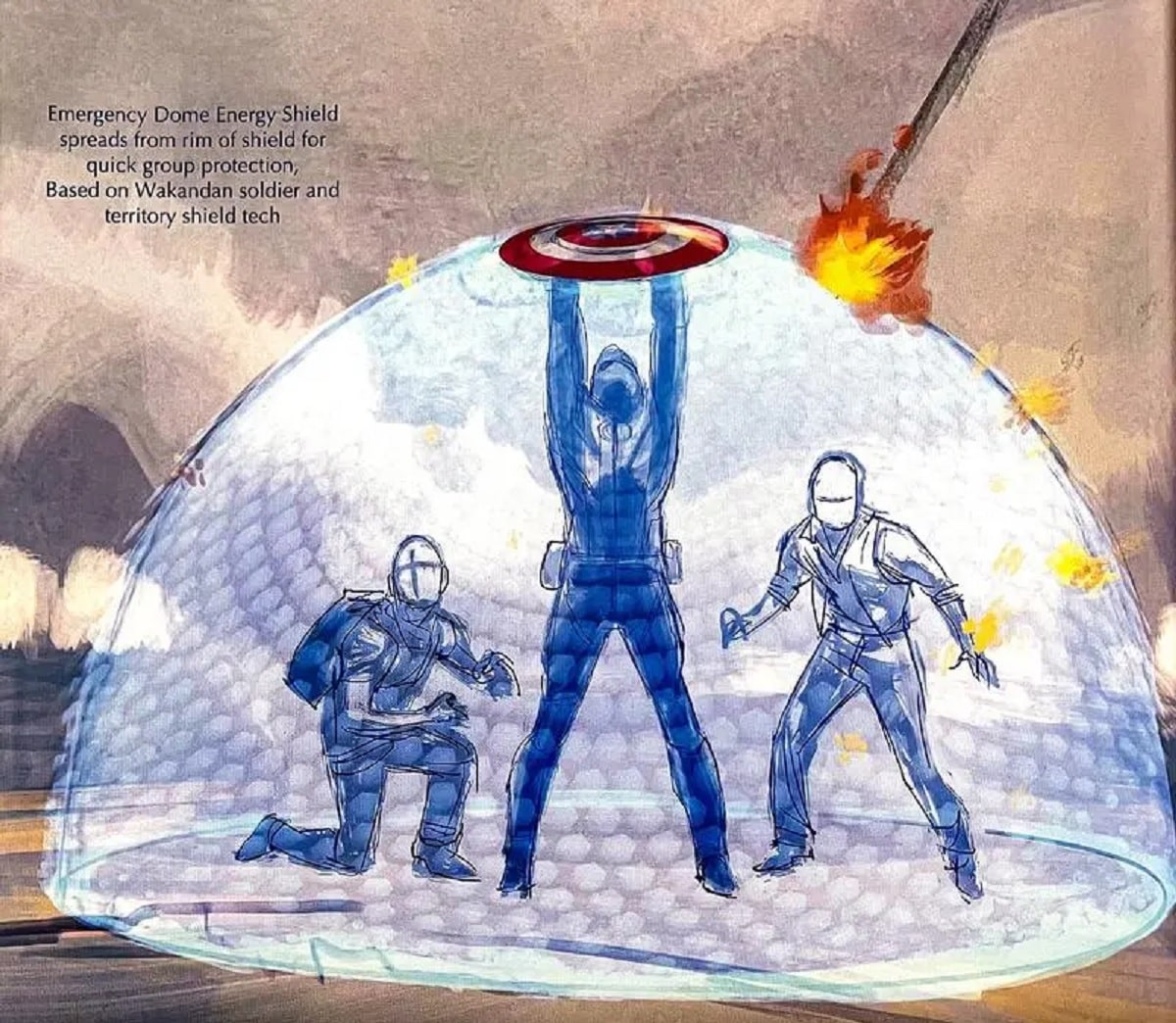 el nuevo escudo de capitán américa