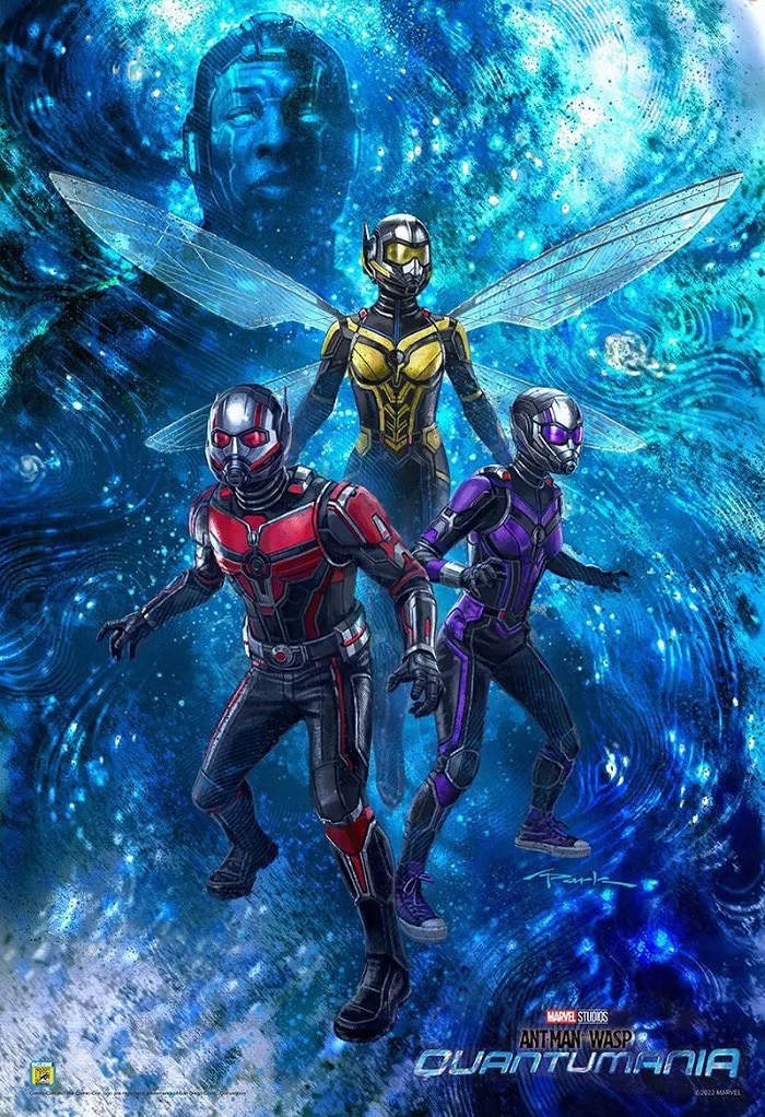el póster de ant-man y la avispa: quantumania (marvel studios)