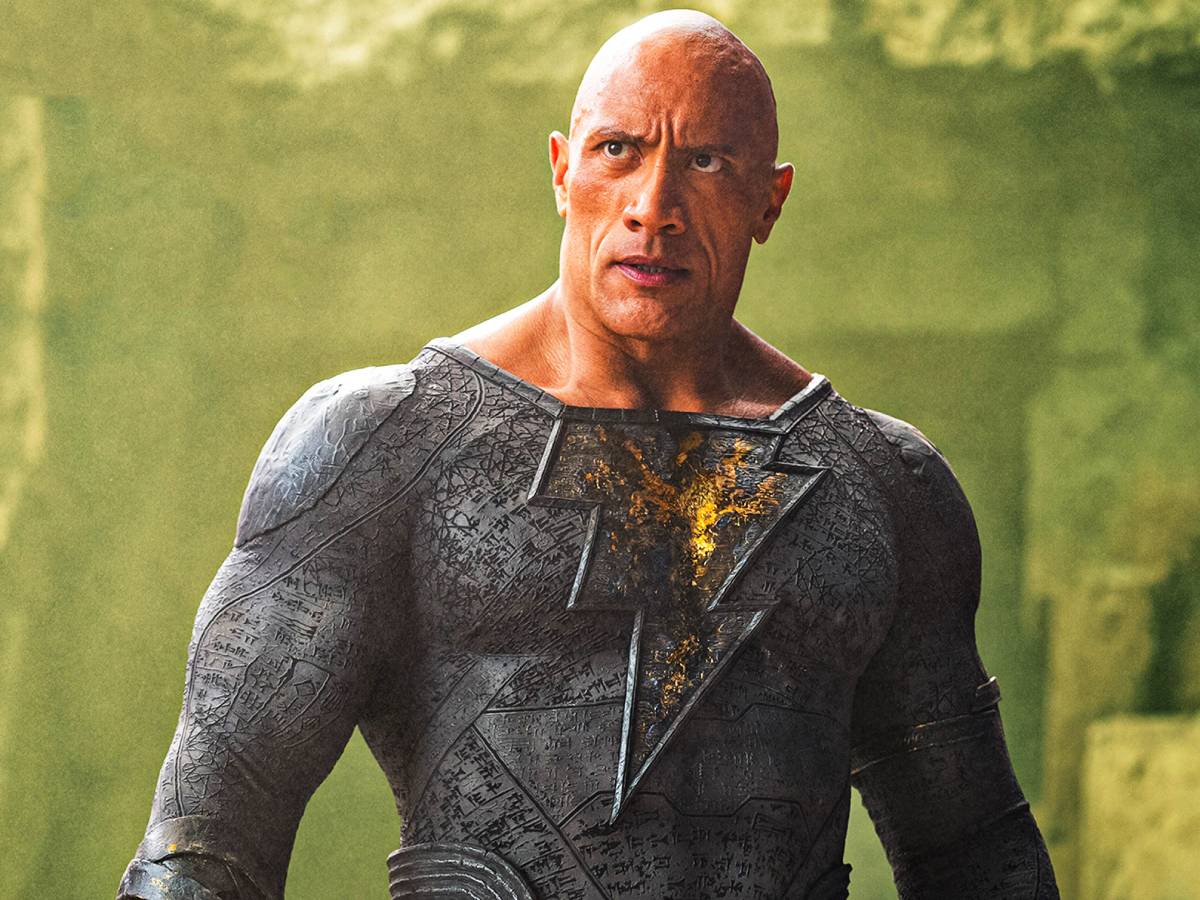 the rock como black adam en el tráiler de la comic con 2022