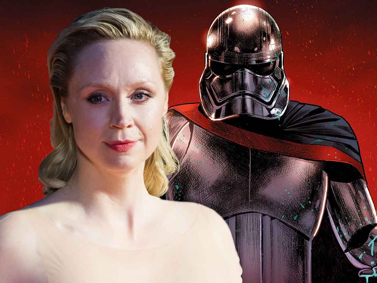 gwendoline christie como capitana phasma en star wars