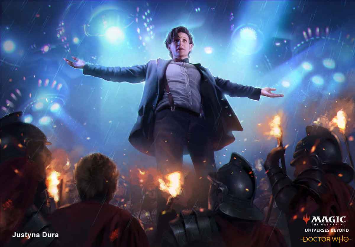 magic: the gathering une también fuerzas con el doctor who