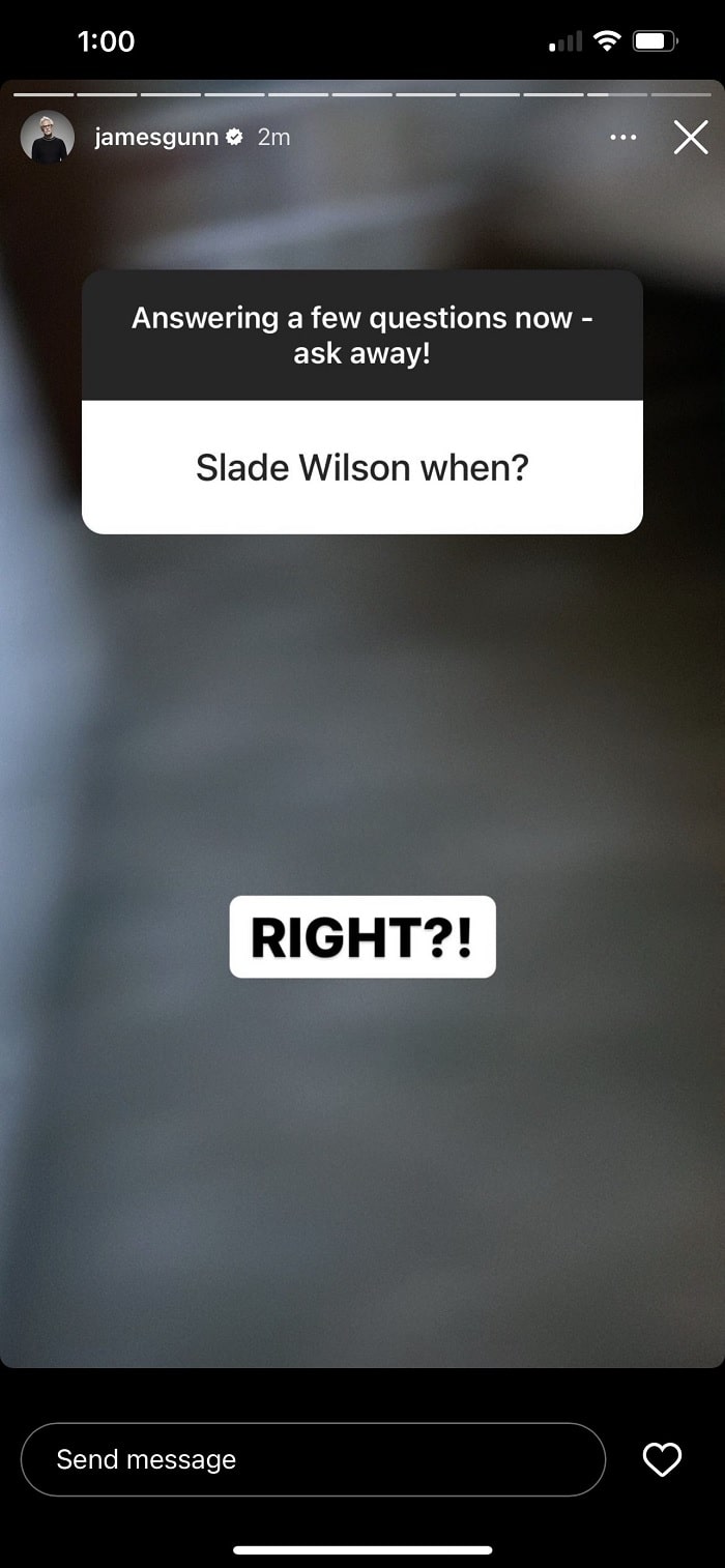 james gunn anuncia a deathstroke