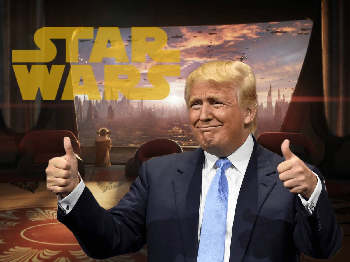 la serie de star wars que critica a donald trump