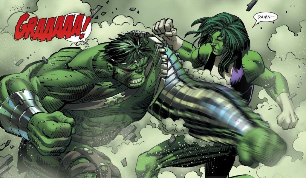 she hulk vs hulk