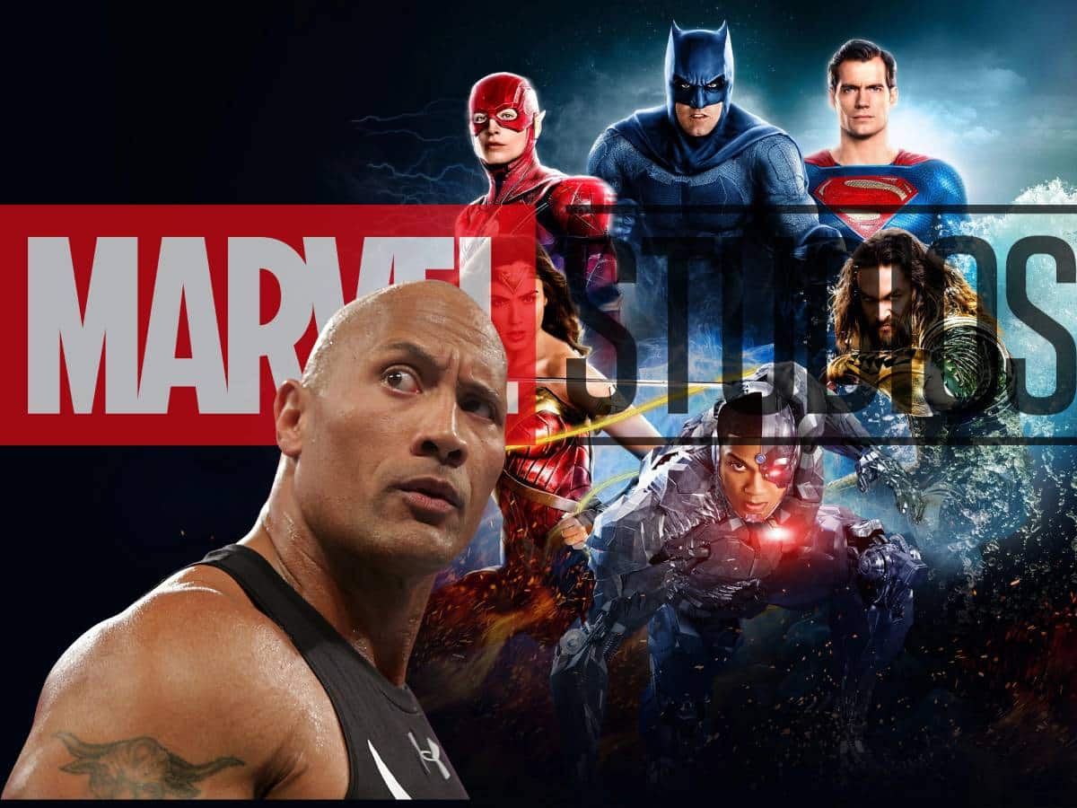 el crossover marvel y dceu que propone the rock