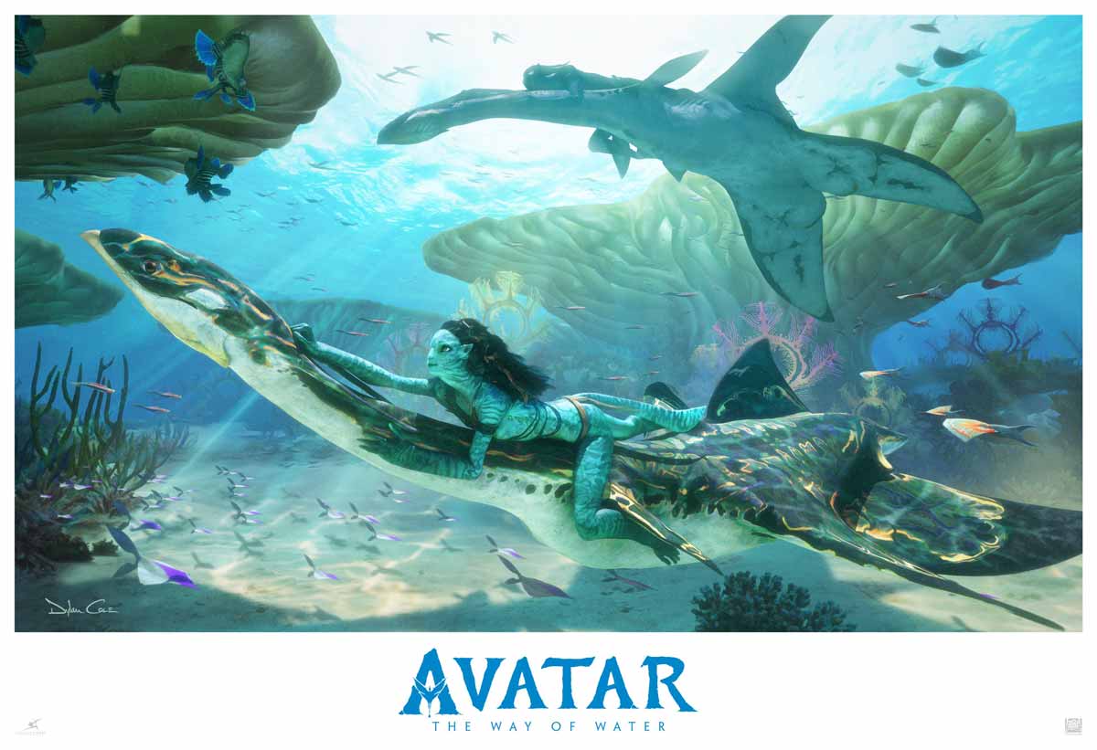 concept art de avatar: el sentido del agua
