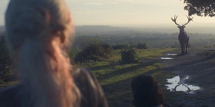 el mito del ciervo blanco en la casa del dragón