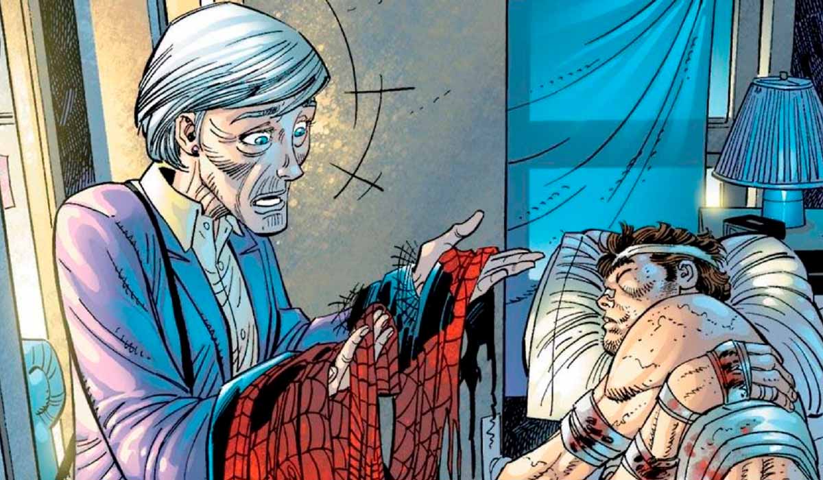marvel admite que la tía may no deja avanzar a spider-man