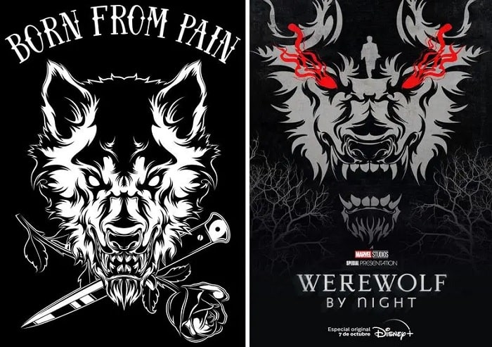el plagio de werewolf by night