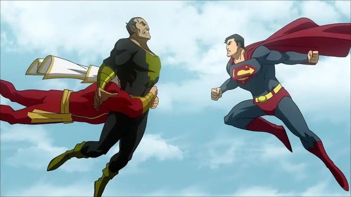 black adam superman shazam