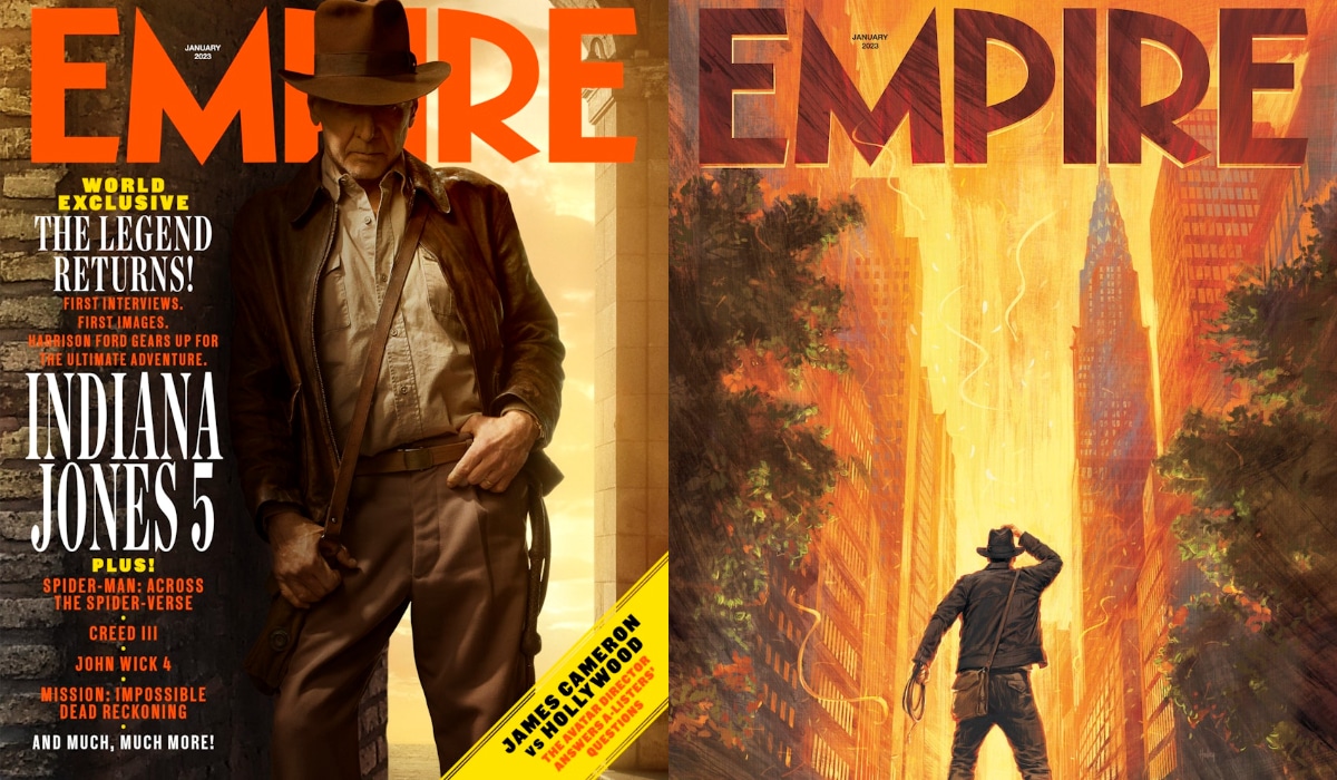 portadas de empire a propósito de indiana jones 5