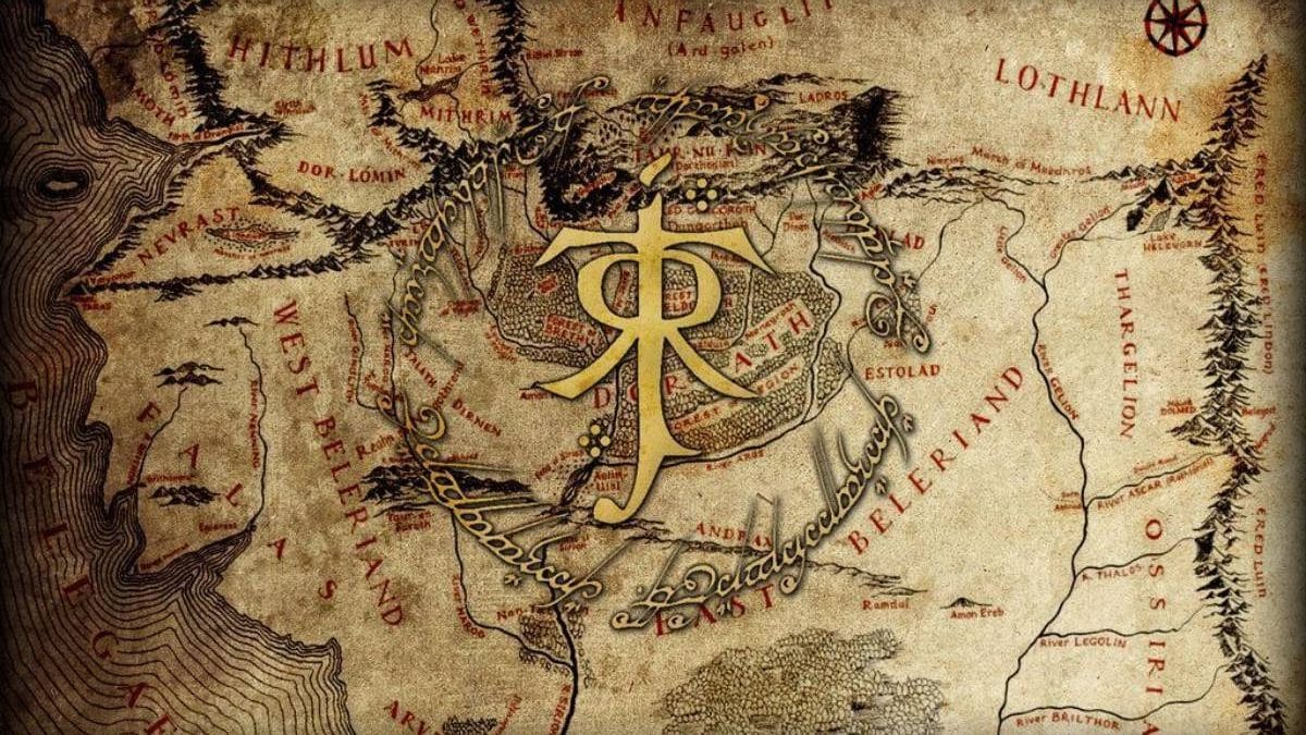 la tierra media de el señor de los anillos