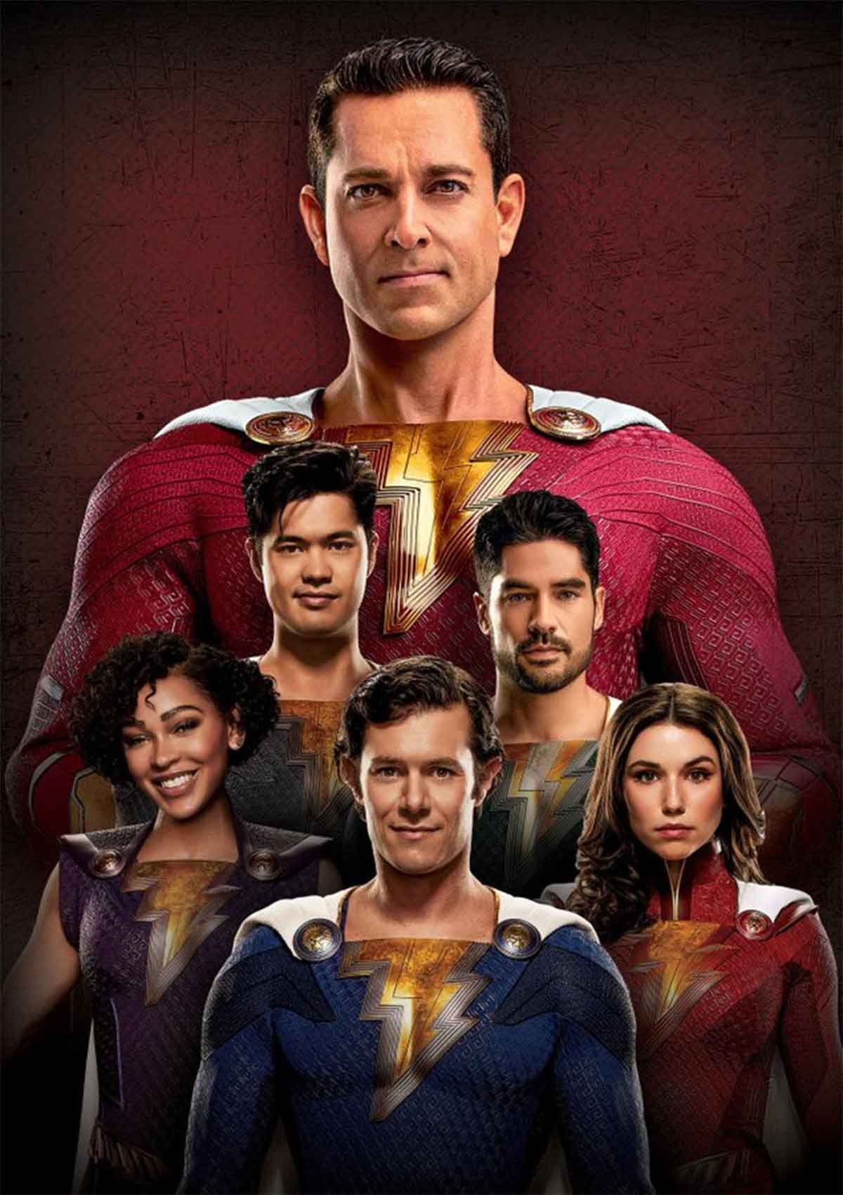 póster de shazam! fury of the gods de dc comics