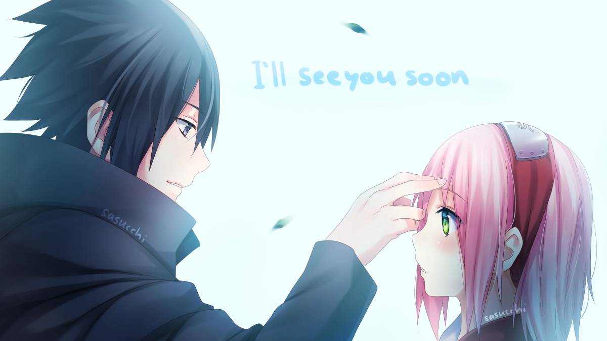sasuke y sakura en naruto