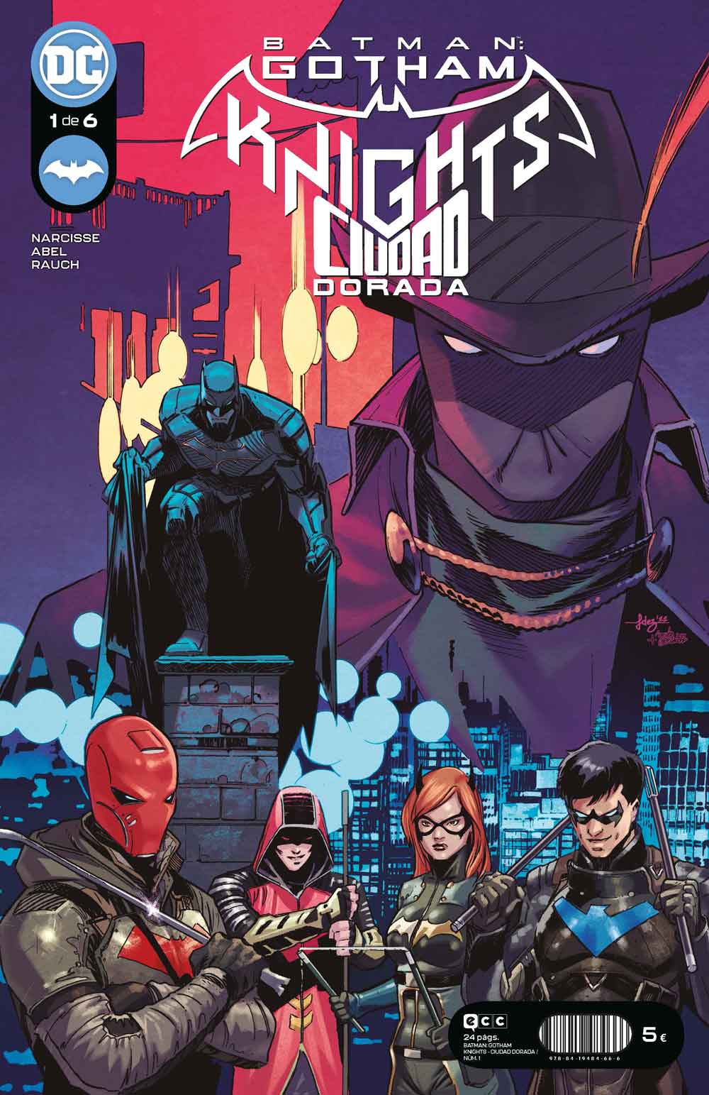 batman: gotham knights - ciudad dorada núm. 1 portada