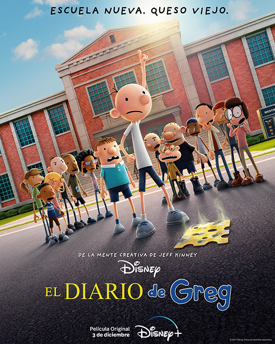 póster el diario de greg