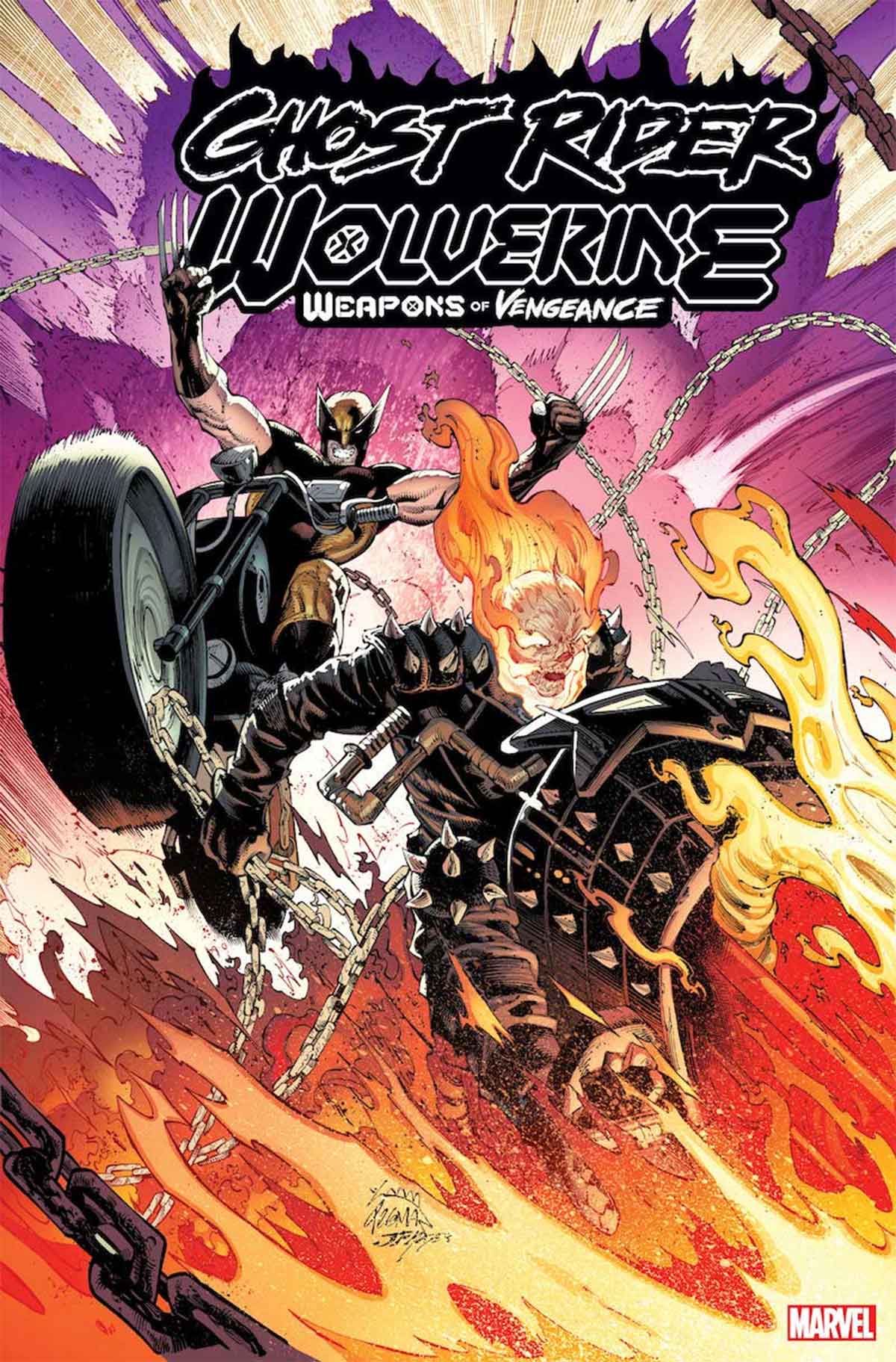 ghost rider / wolverine: weapons of vengeance de marvel
