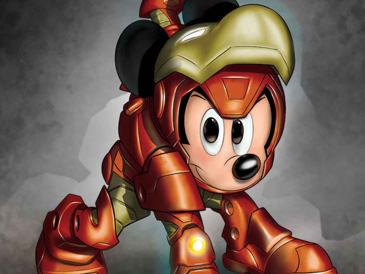 mickey mouse como iron man