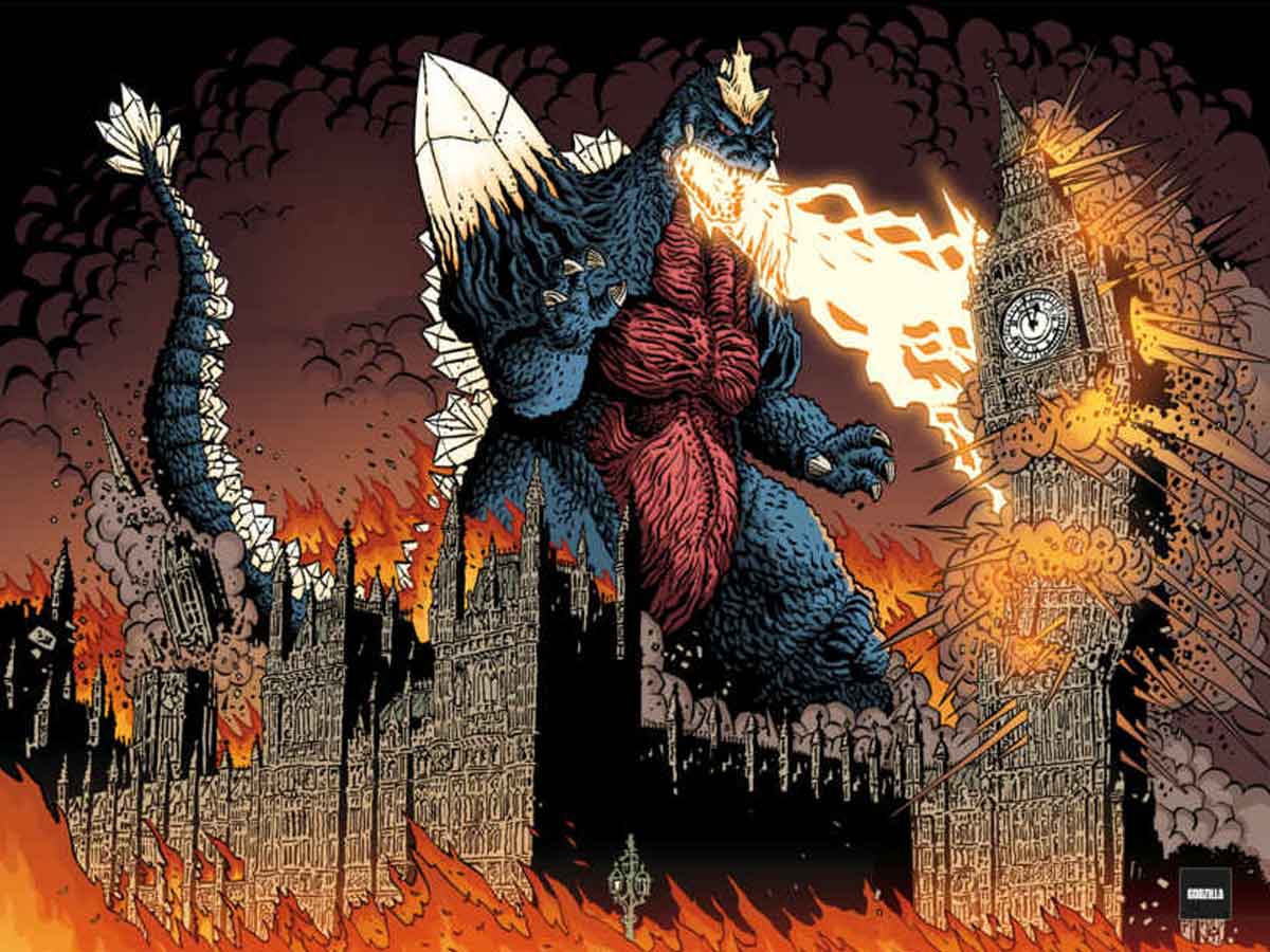 spacegodzilla en godzilla and kong