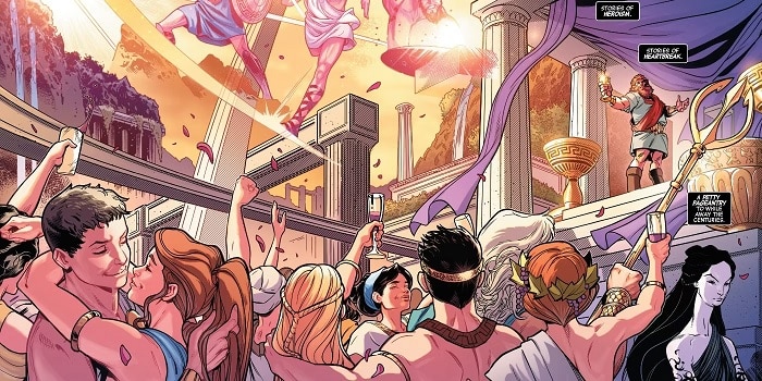 el olimpo en los cómics