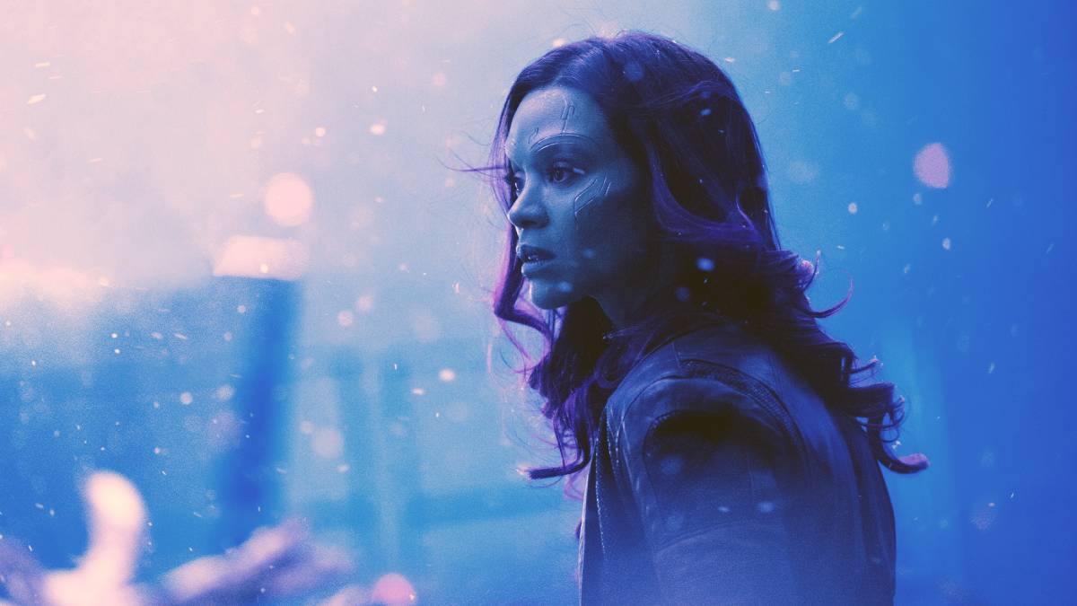 zoe saldana como gamora