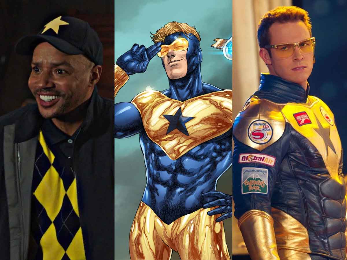 booster gold donald faison en legends of tomorrow eric martsolf en smallville