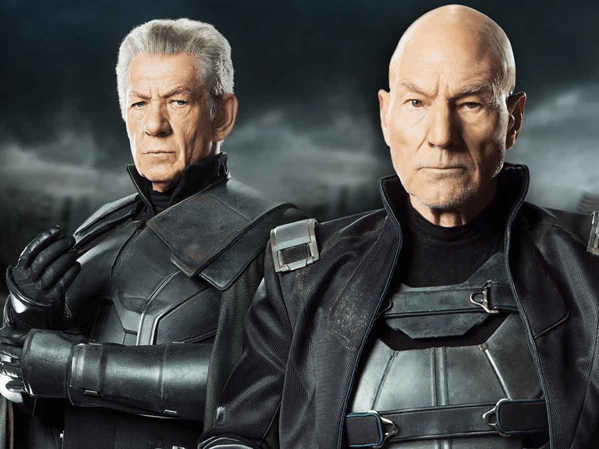 ian mckellen y patrick stewart como magneto y al profesor x marvel