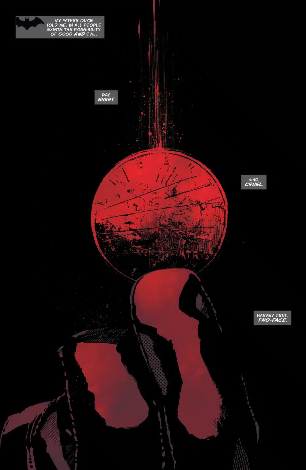 batman: un mal día - dos caras