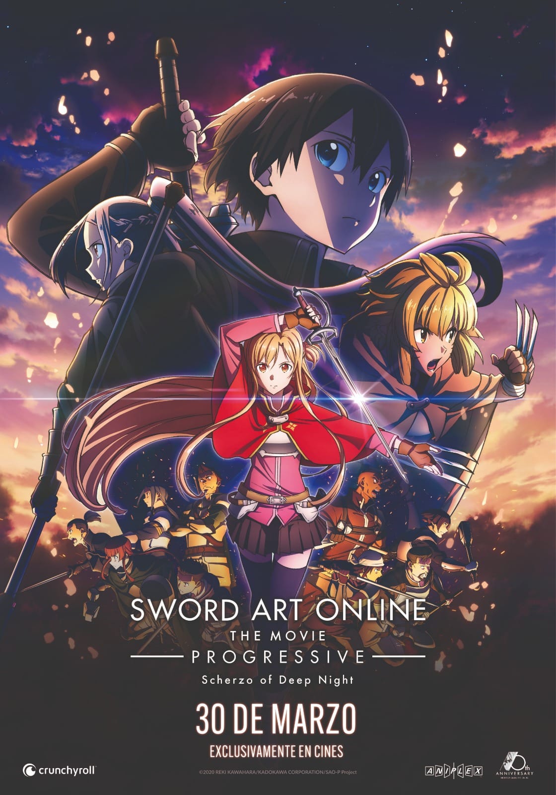 sword art online: progressive - póster
