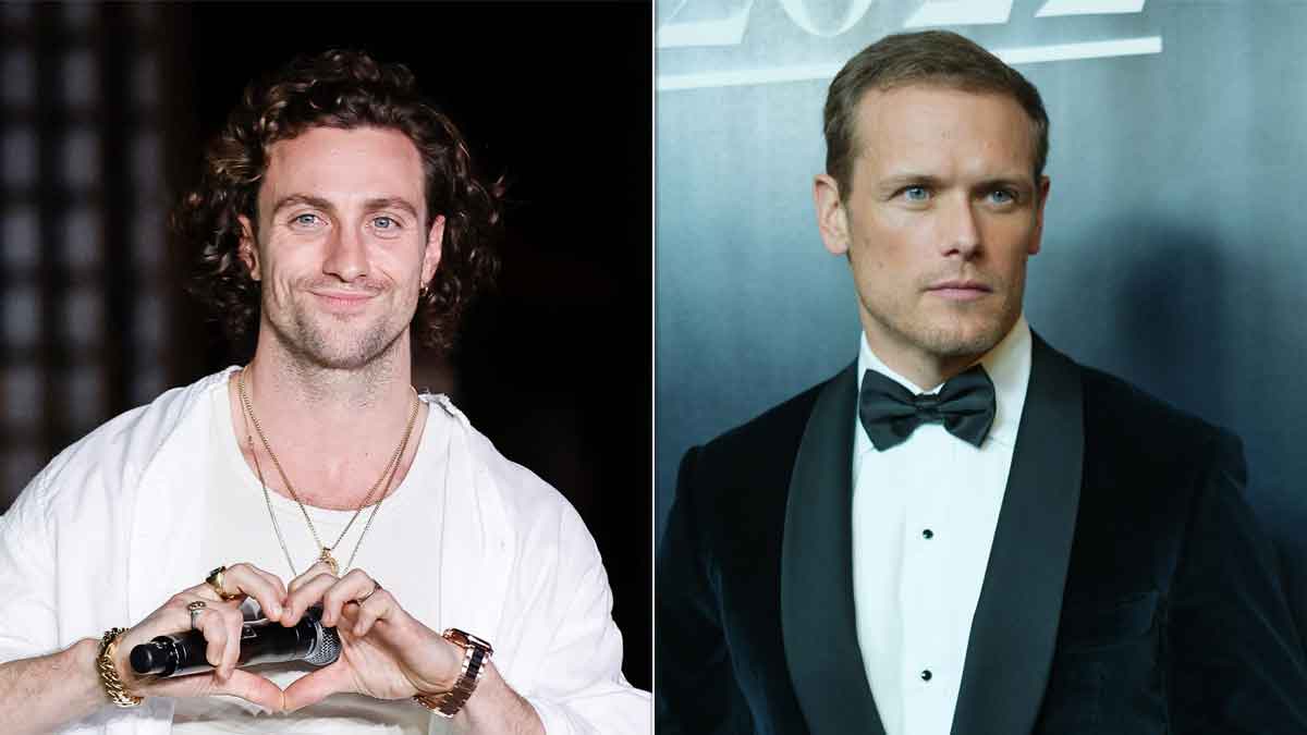 aaron taylor-johnson y sam heughan