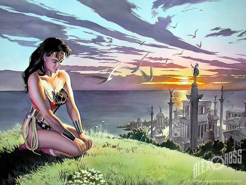 wonder woman el espíritu de la verdad - liga de la justicia. los mejores superhéroes del mundo