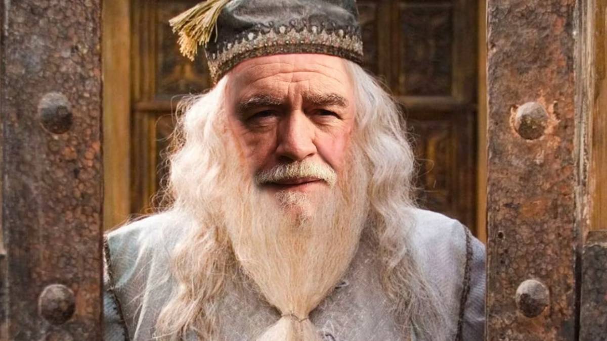 albus dumbledore en la serie de harry potter (hbo)