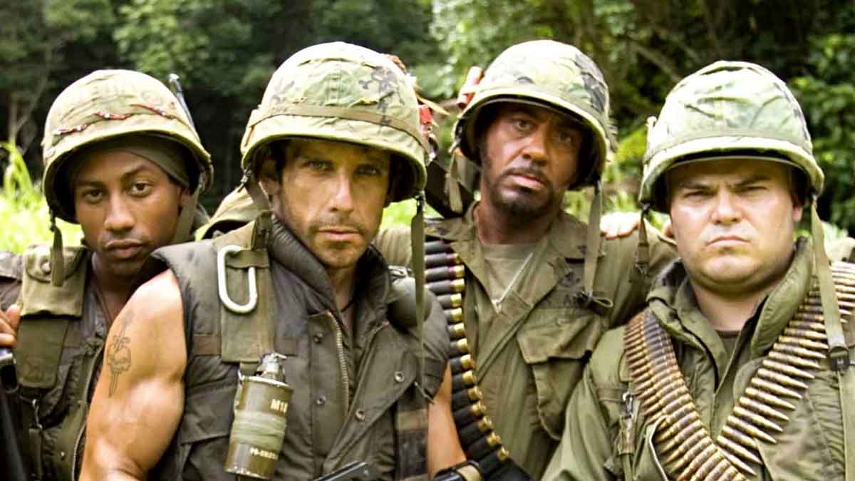 protagonistas de tropic thunder