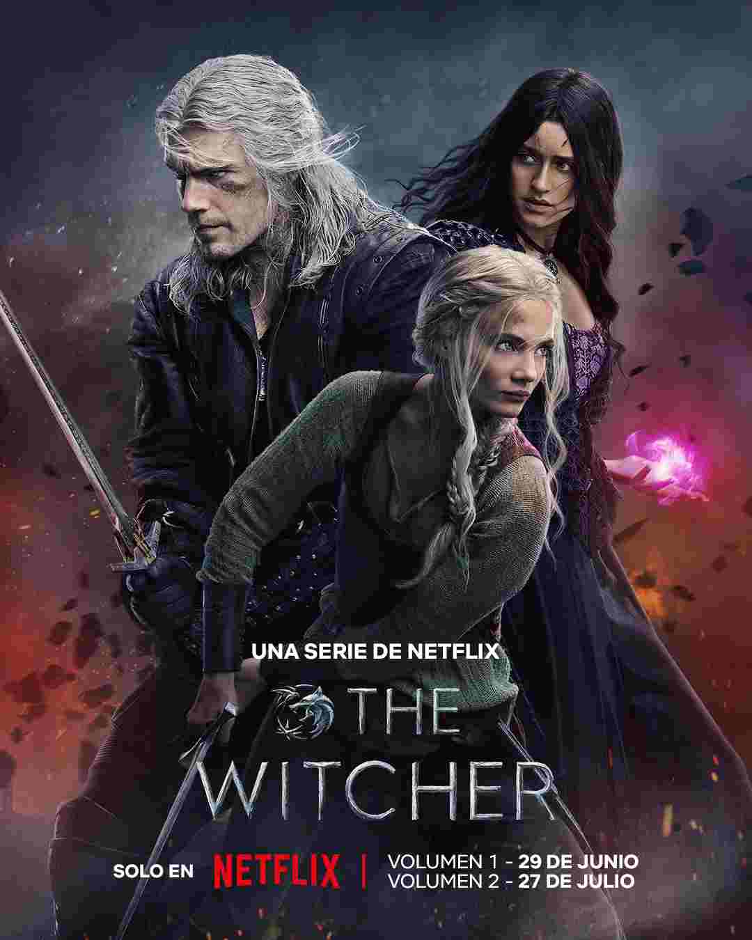 póster oficial de the witcher 3