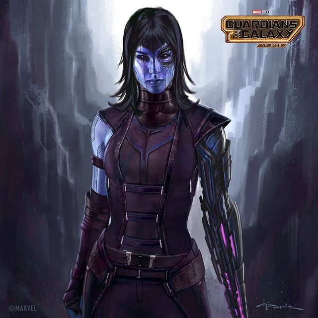 concept art guardianes de la galaxia vol 3 - nebula