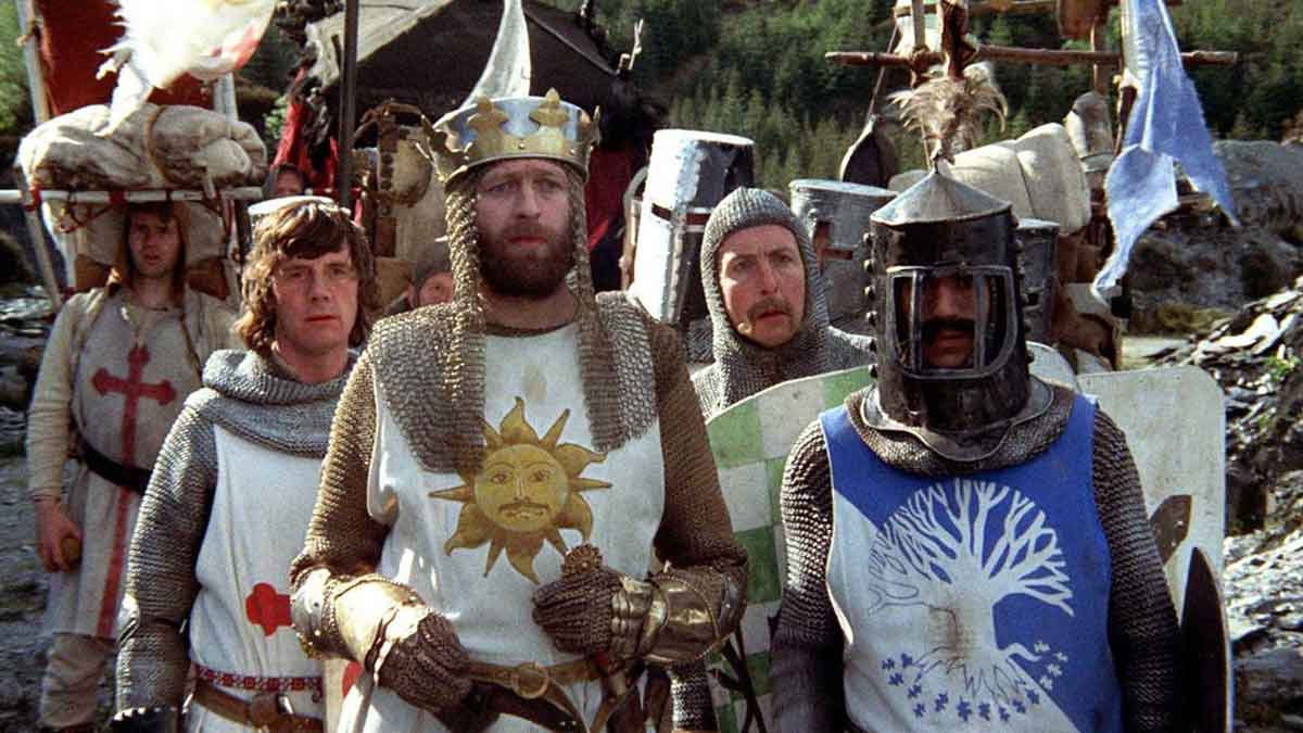 los caballeros de la mesa cuadrada y sus locos seguidores (1975)