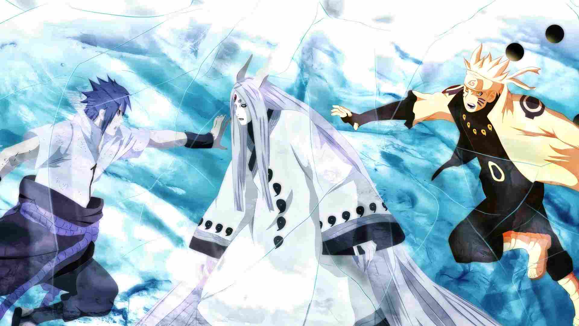 naruto y sasuke vs kaguya