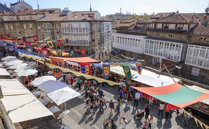 el mercado medieval de vitoria