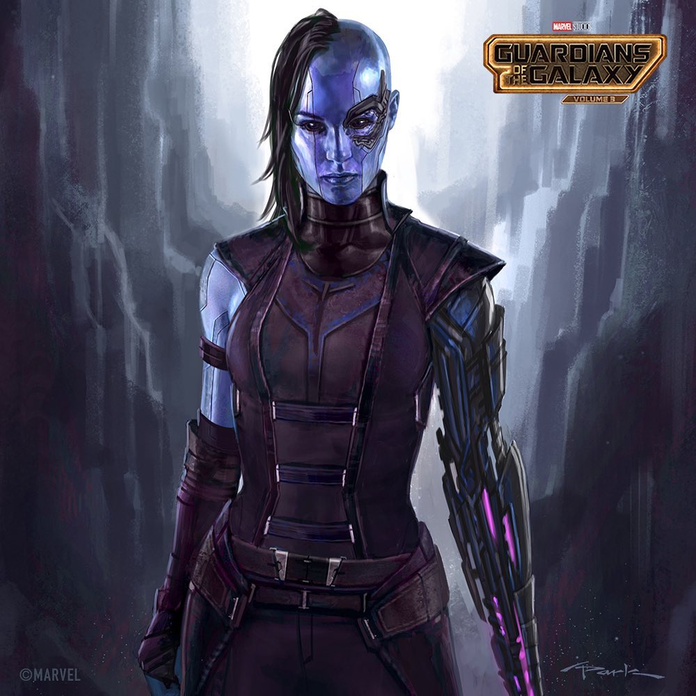 concept art guardianes de la galaxia vol 3 - nebula