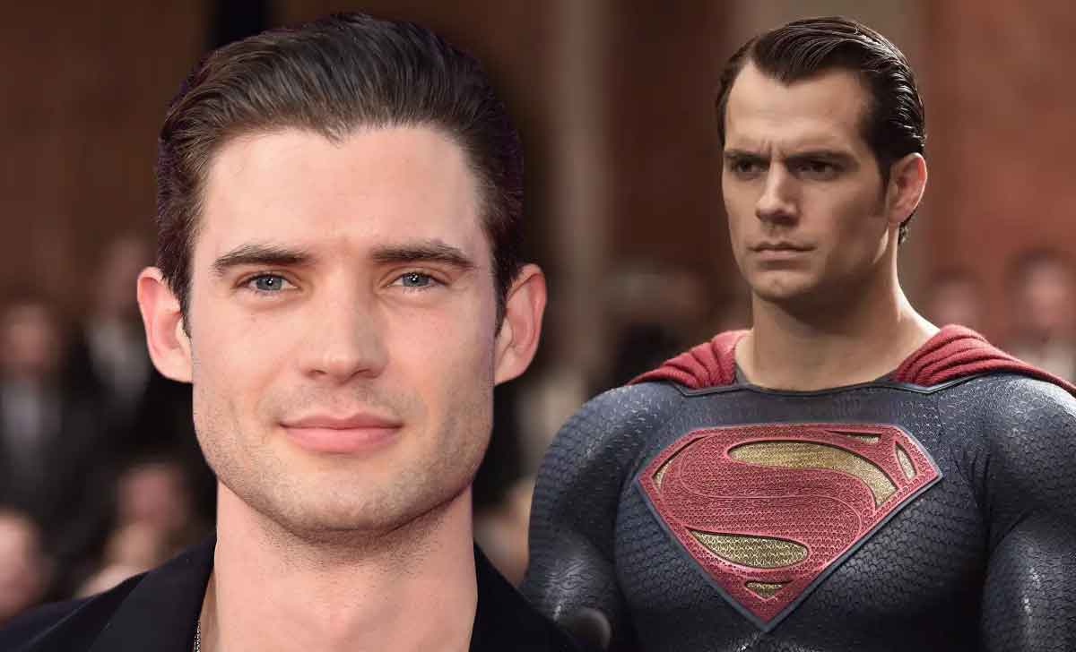 david corenswet y henry cavill como superman