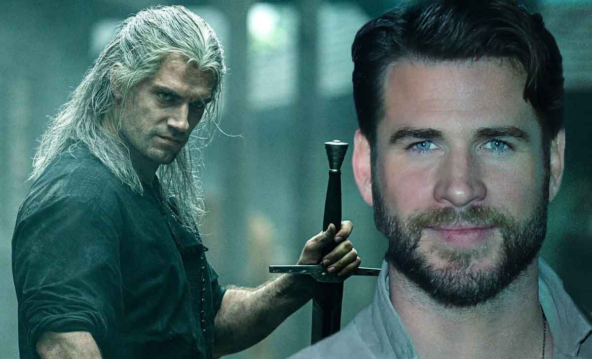 henry cavill como geralt de rivia en the witcher y liam hemsworth