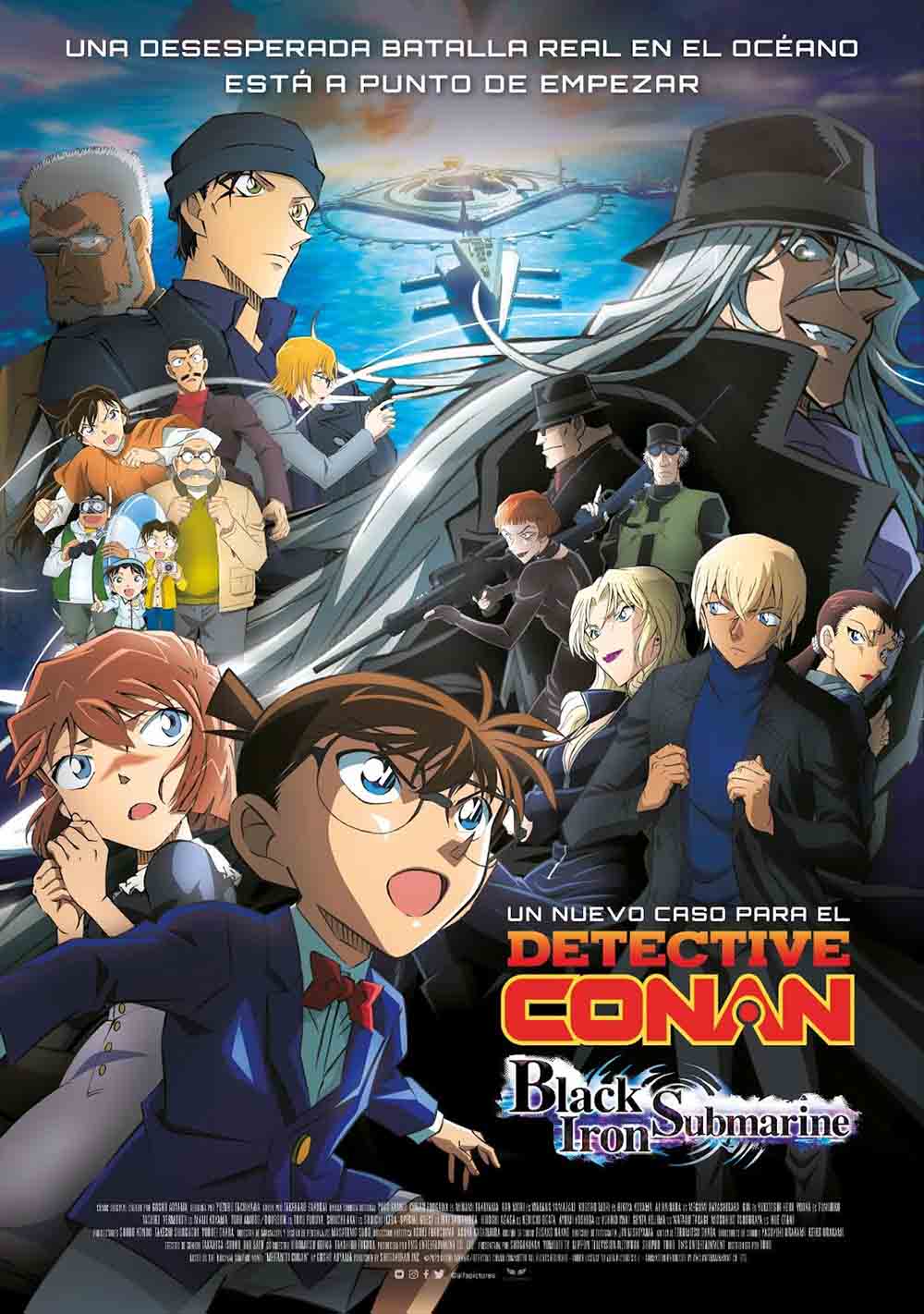 cartel de la nueva película de detective conan