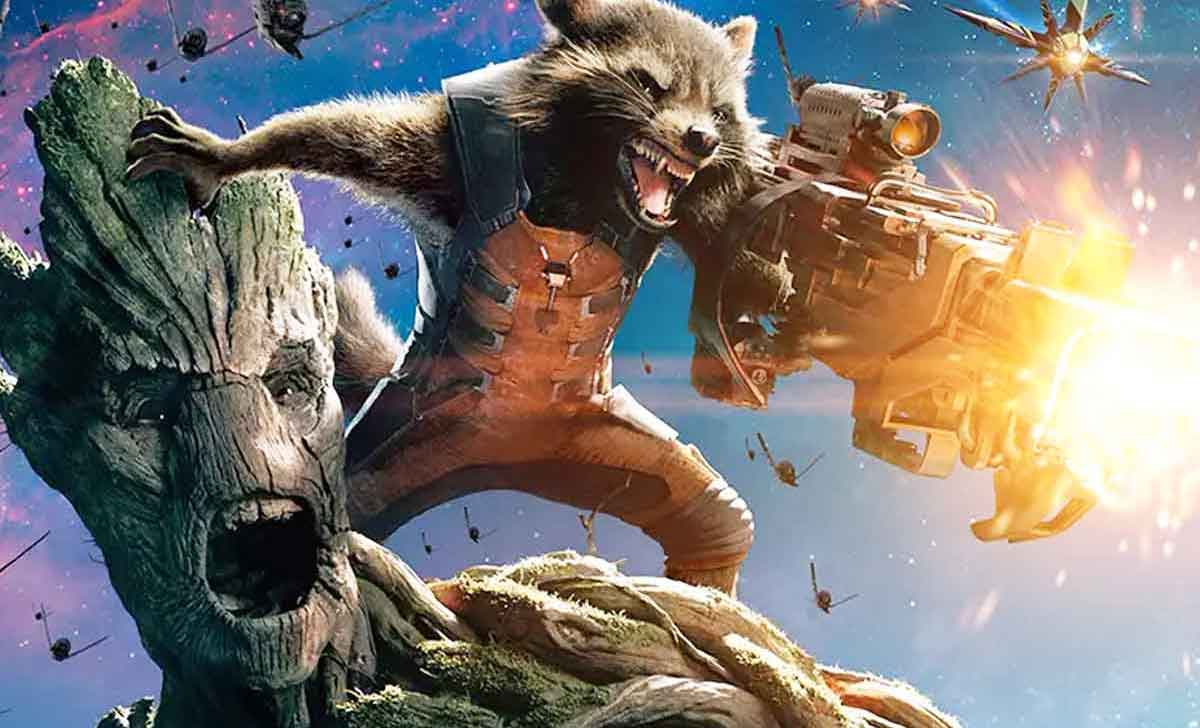 groot y rocket de marvel studios