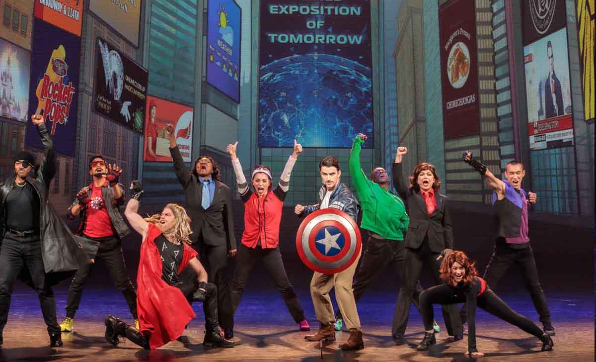 los vengadores en rogers, the musical