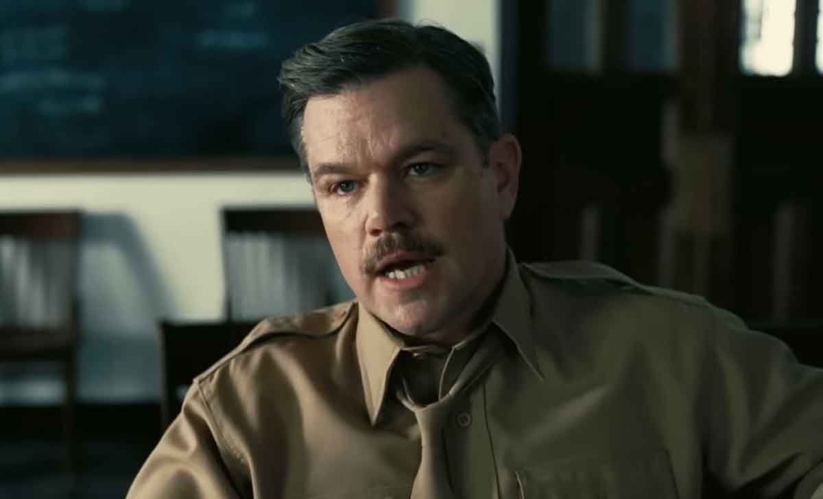 matt damon en oppenheimer de christopher nolan