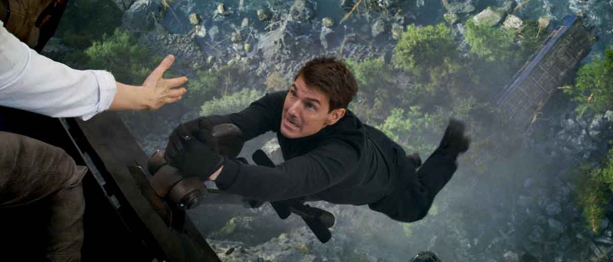 tom cruise and rebecca ferguson in mission: impossible dead reckoning - part one from paramount pictures and skydance.