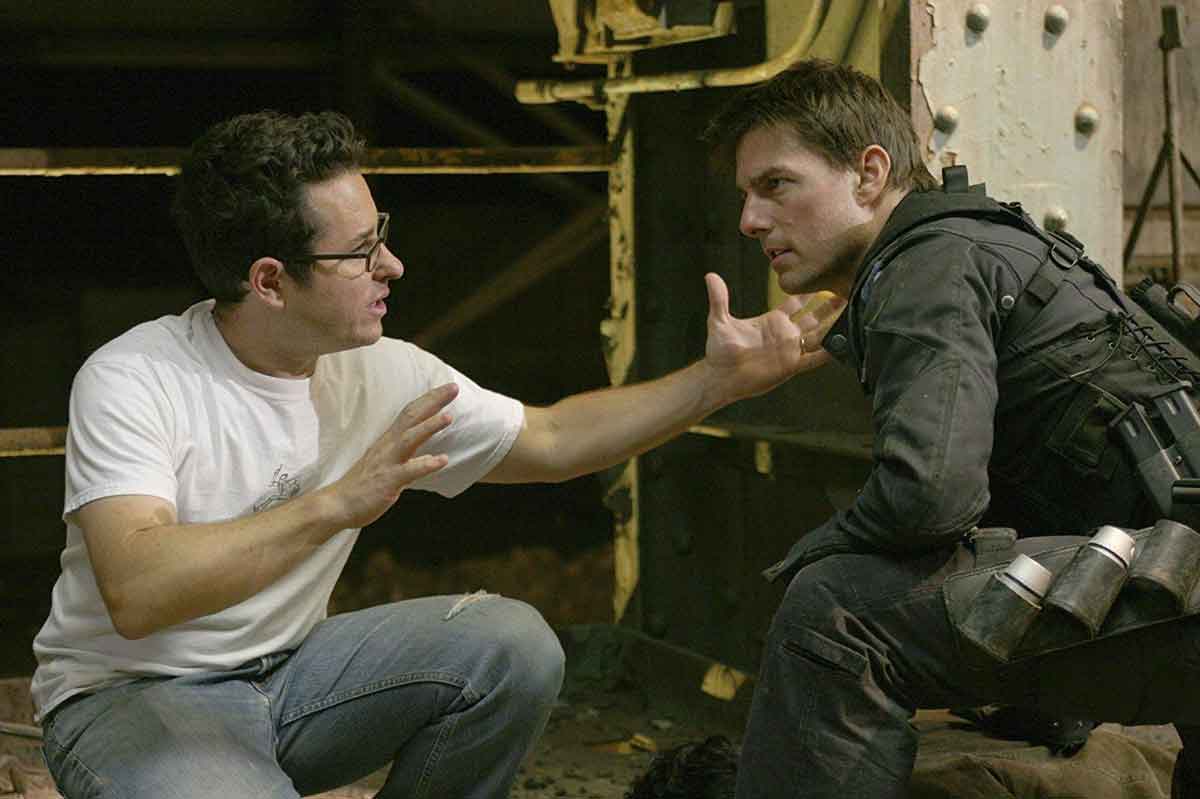 misión imposible 3 imagen con j.j. abrams dando instrucciones a tom cruise